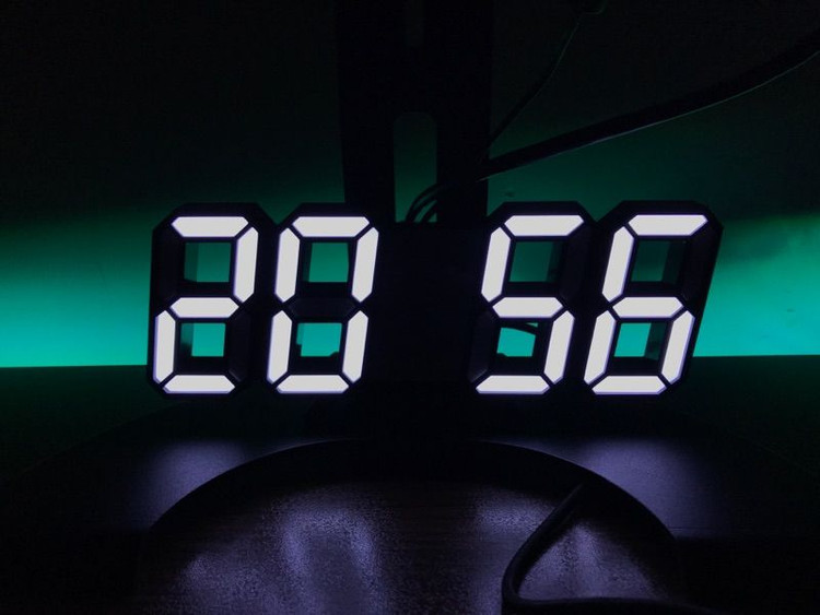ساعت دیواری و رومیزی مدل X Segment Clock