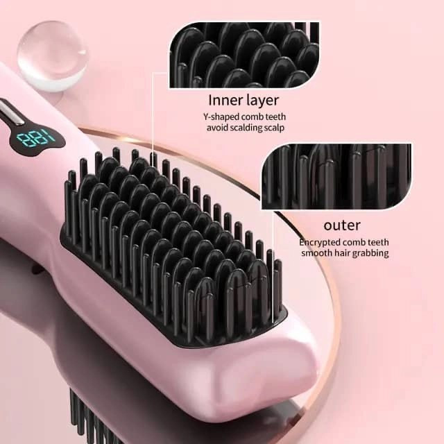 برس حرارتی صاف کننده مو مدل Negative Ion