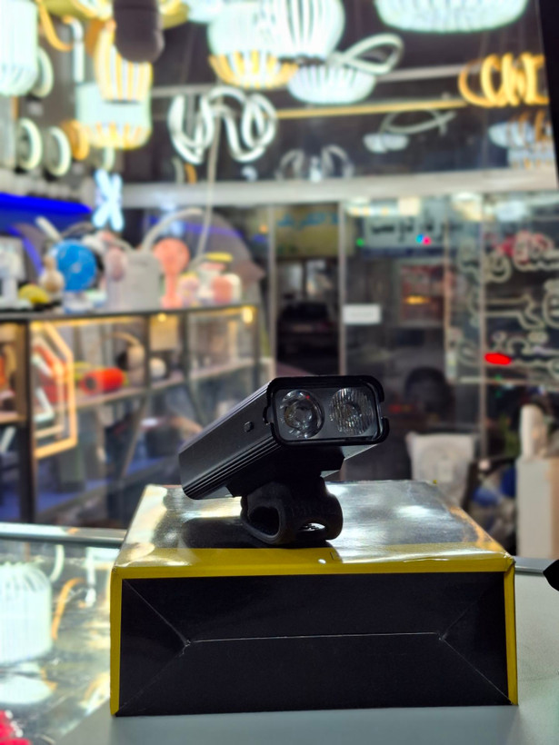 چراغ جلو دوچرخه NB مدل Rechargeable Bicycle Lamp شارژی ضدآب دارای پاوربانک