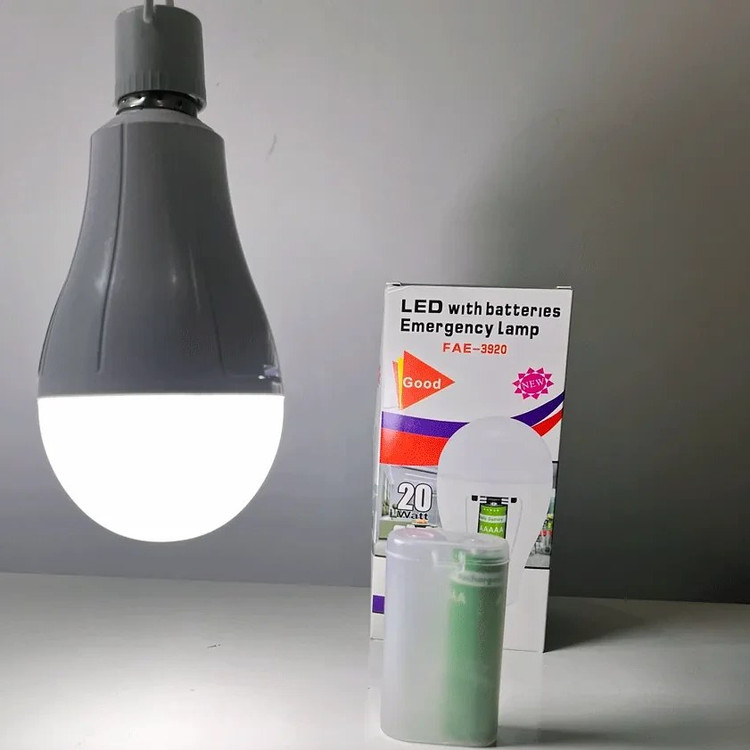 لامپ شارژی اضطراری ۲۰وات LED مدل FAE-3920