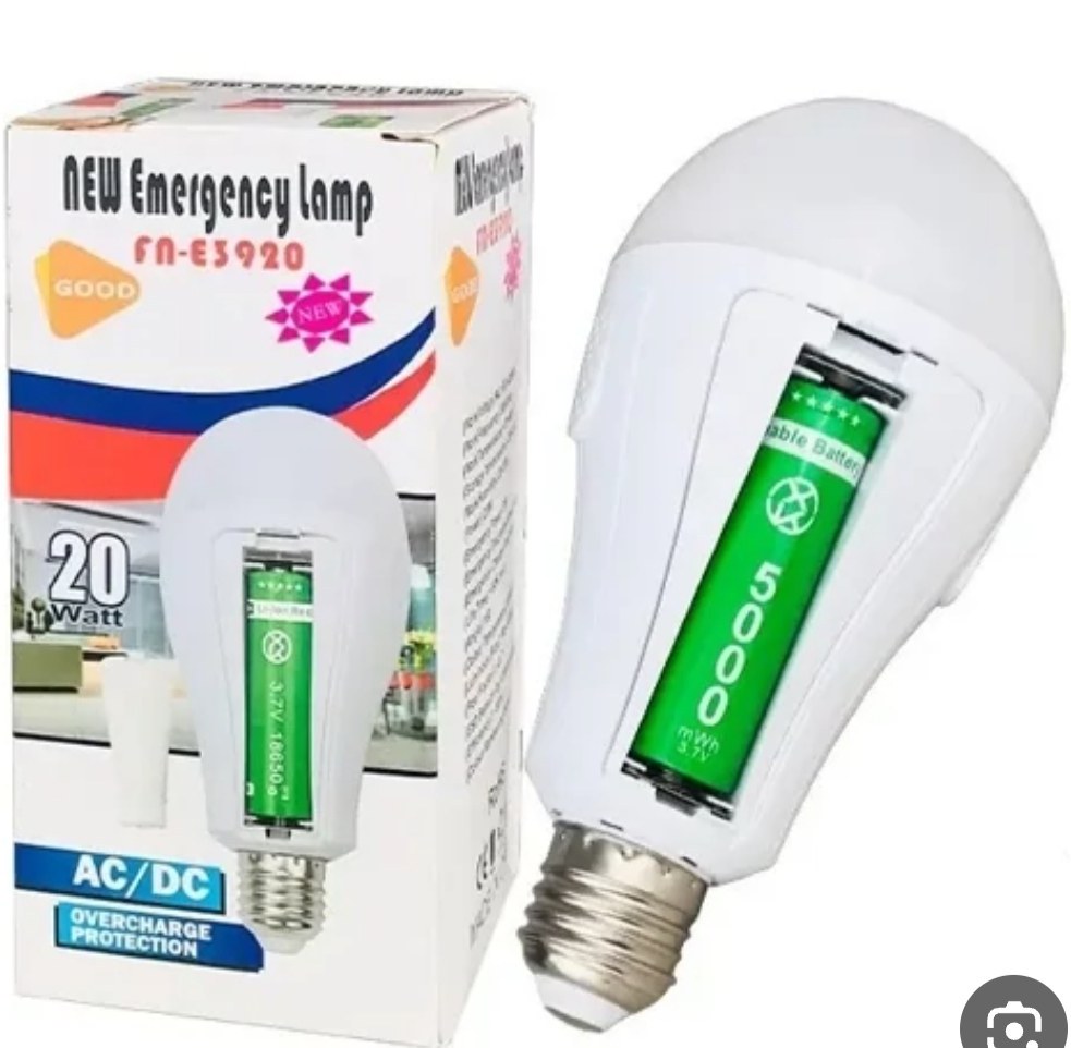لامپ شارژی اضطراری ۲۰وات LED مدل FAE-3920